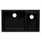 Alfi Brand Black 34" Dbl Bowl Undermount Granite Composite Kitchen Sink AB3319UM-BLA - alternate 5